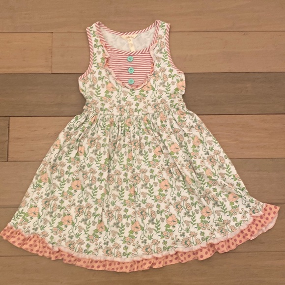 Matilda Jane Girls Floral Dress Size 10 - Picture 1 of 7